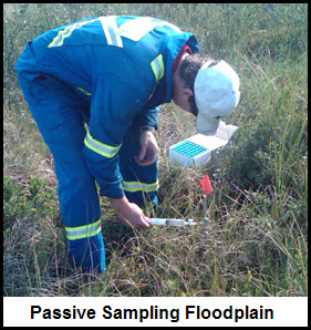 passive sampling helium in floodplains